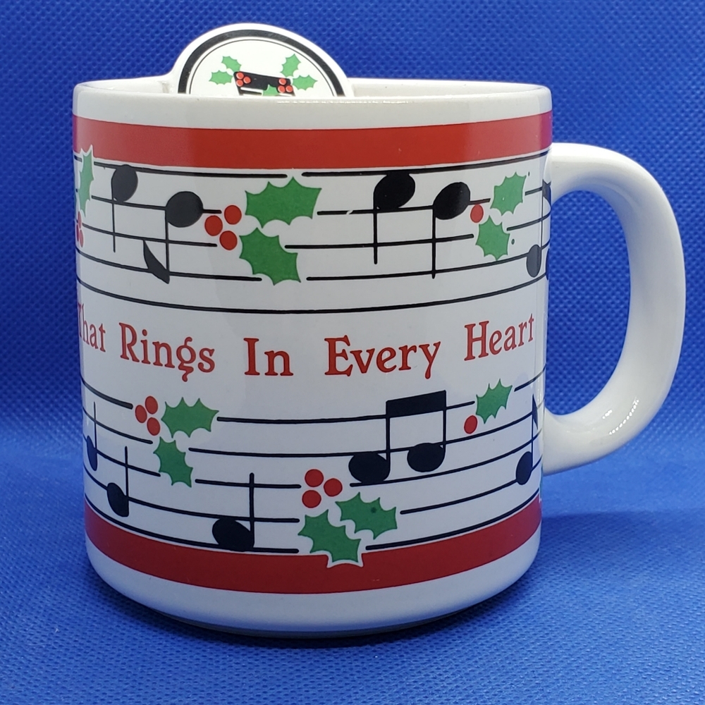 Vintage Melody Mug Russ Berrie & Co Inc Coffee Tea Item (NAV1)